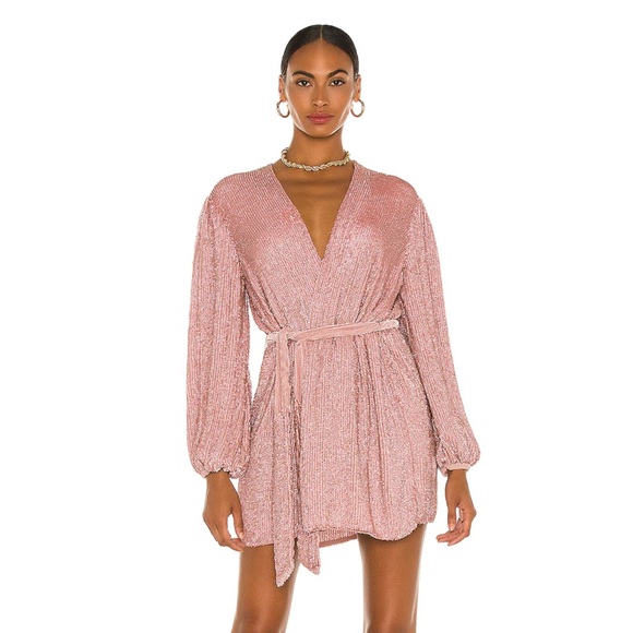 Retrofete Dresses & Skirts - retrofete Gabrielle Robe Dress in Dusty Rose